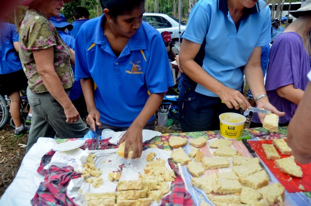 Cutting up Damper - June Perkins