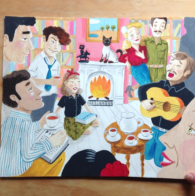 Sandra Meet Sidney illo (2)